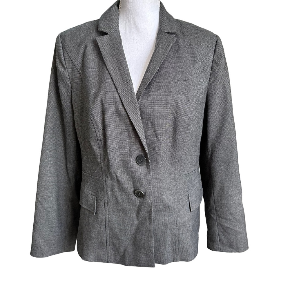 Halogen Gray Button Down Blazer - image 3